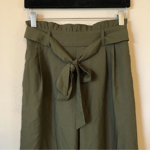 Forever 21 Olive Wide Leg Pants - Picture 4 of 11